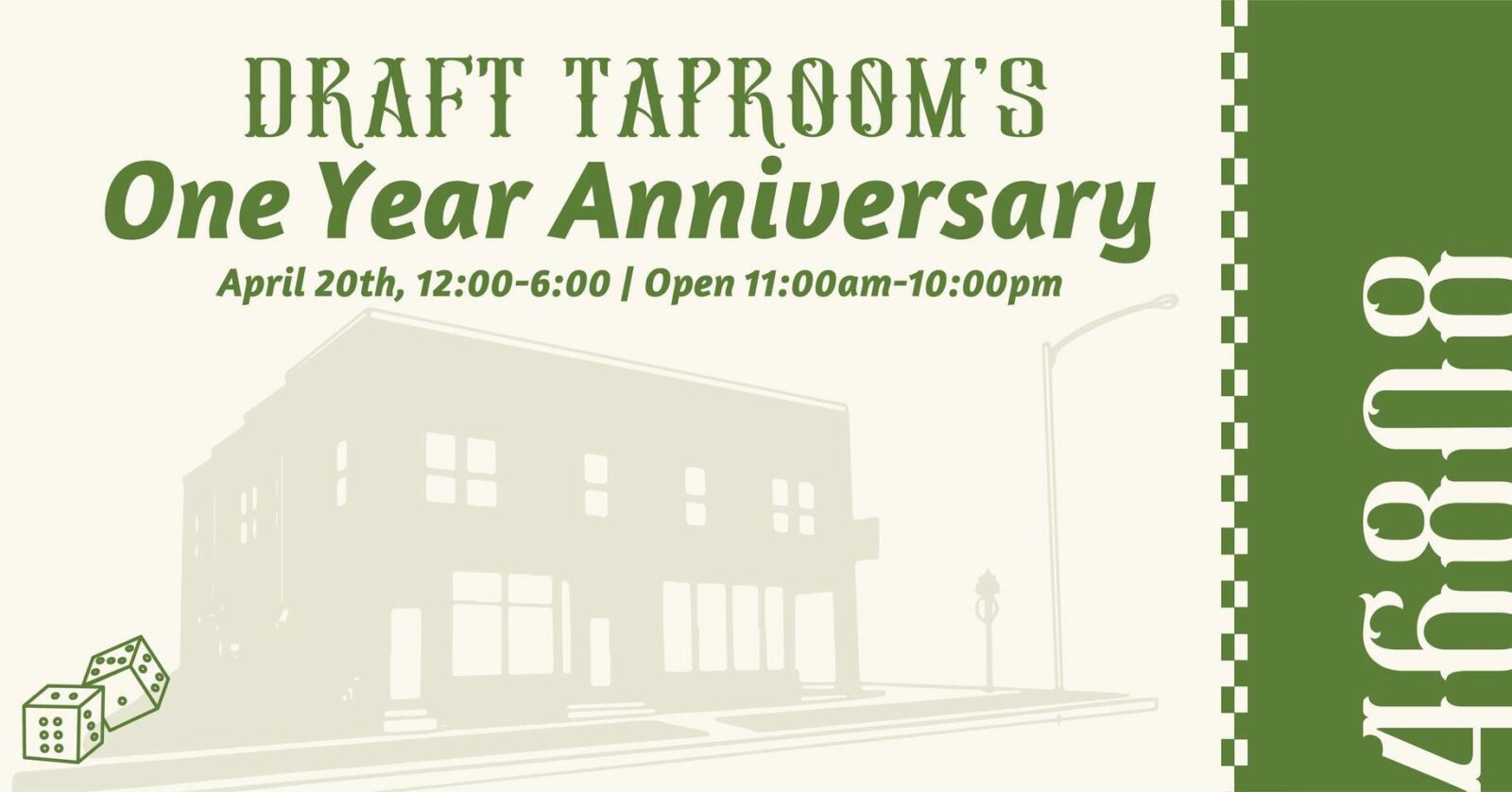 Draft Taprooms one year anniversary